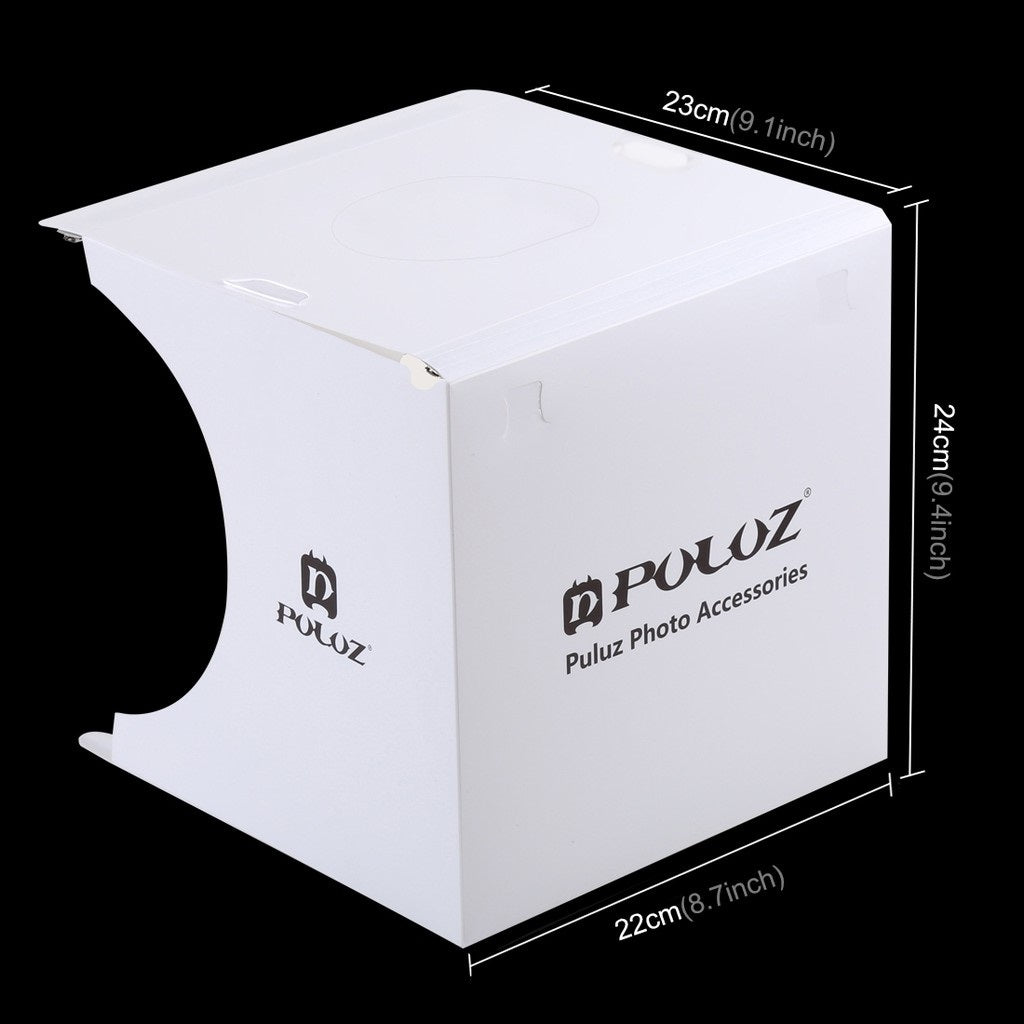 PULUZ PU5022 PHOTO BOX 20CM 23CM 30CM Tent Photography Light Box LED Room Studio Box for Shooting