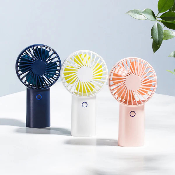 JISULIFE F2B Portable Handheld Fan 4000mAh Rechargeable USB Mobile Mini Hand-Held Desktop Desk Table Pocket Quiet Desk Fan Pocket Fan