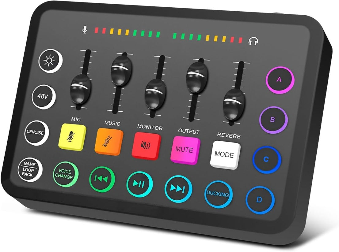 Xtuga F11 Live Sound Card Professional Audio Interface