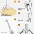 2.8m Photography Light Stand Stainless Steel With Air Cushion Aluminum Camera Adjustable Light Stand