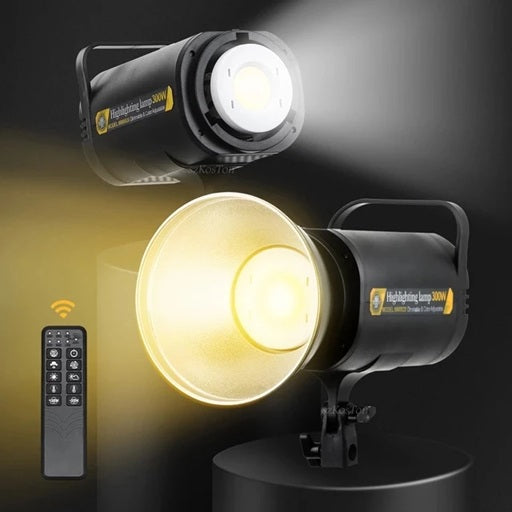 MM-8820 300W Video High Light Photography Dimmable Light 3-Color LED Studio Lighting with Remote VMI