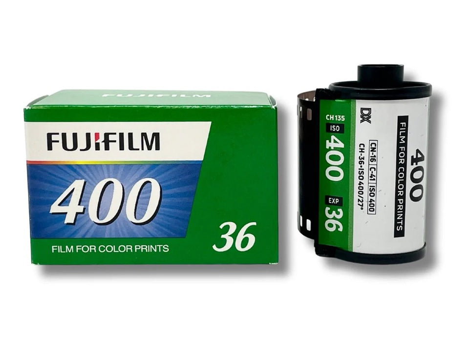 FUJIFILM 400 200 Speed 35mm 135 Format ISO 400 Colored Negative Film 36 Exposures C41 Process 36 Exp