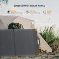 Pecron 200W 45V Portable Foldable Solar Panel for E600LFP E1500LFP E2000LFP E3600LFP Power Station