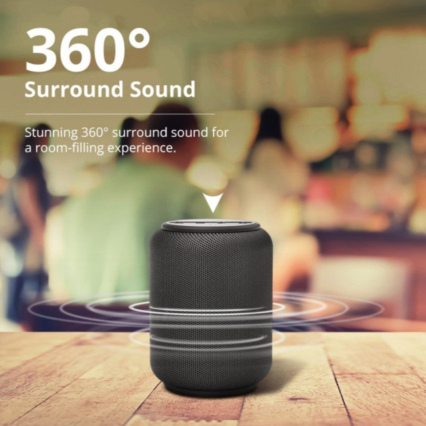 Tronsmart Element T6 Mini Bluetooth Speaker 15W Ultra Portable Speaker with 24 Hours Playtime IPX6 Waterproof Bluetooth 5.0 Wireless Stereo Pairing Voice Assistant Built-in Microphone Wireless Bluetooth Speaker Strong Bass Outdoor Speaker - VMI DIRECT