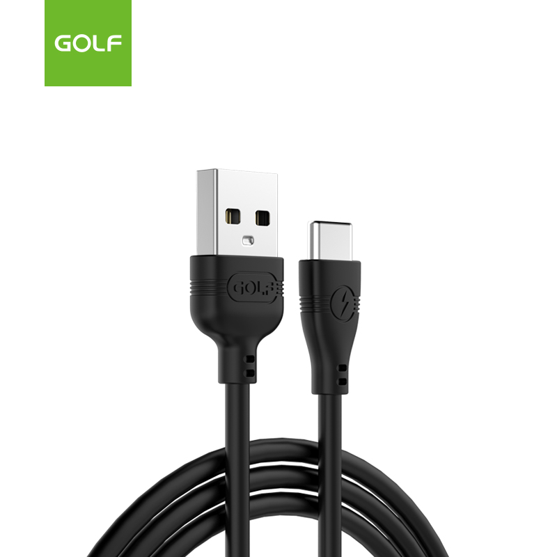 Original GOLF GC-63T 1 Meter Type C Usb Data Cable Fast Charger Wineglass Style USB-C For Smartphone Tablet Samsung Huawei iPhone15 Xiaomi Infinix Vivo Oppo Sony Asus ZTE LG GoPro Etc. - VMI Direct