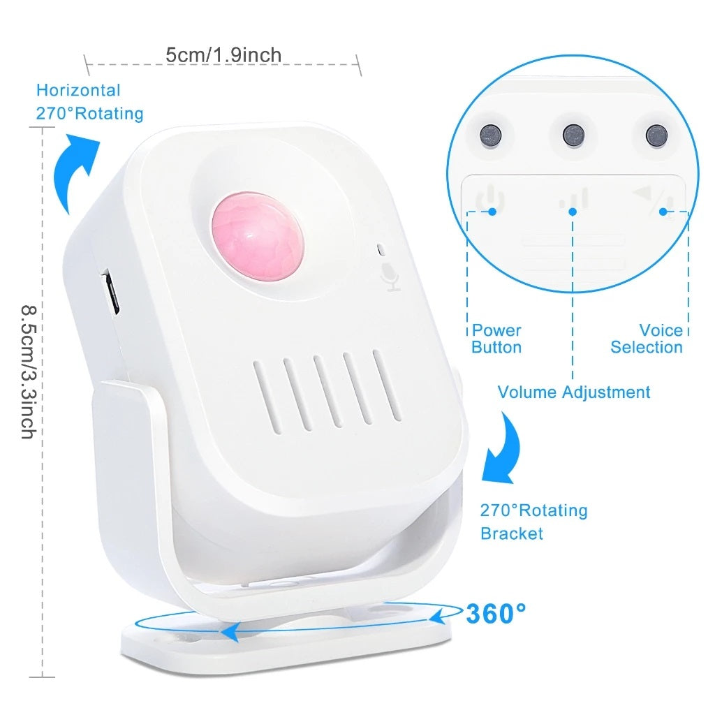 DAYTECH HW09 Shop Chimes Doorbell Motion Detector Sensor