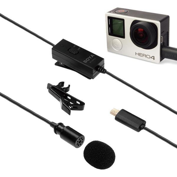 Boya BY-GM10 Lavalier Mic For Go Pro