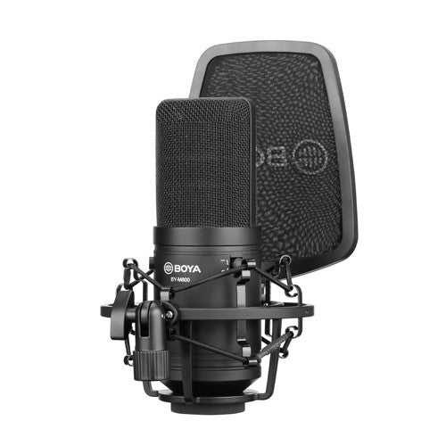 Boya BY-M800 Large Cardioid Diaphragm Condenser Microphone VLOGGING AUDIO