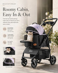 Bello SP02FD Detachable Portable Pet Stroller Dog Cat Cart Foldable Carrier Cage Trolley VMI Direct