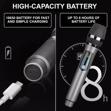 XTUGA VW-02 Low MOQ Wholesale Audio Recording Long Range Wireless Profesional Karaoke Microphone