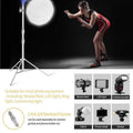2.8m Photography Light Stand Stainless Steel With Air Cushion Aluminum Camera Adjustable Light Stand