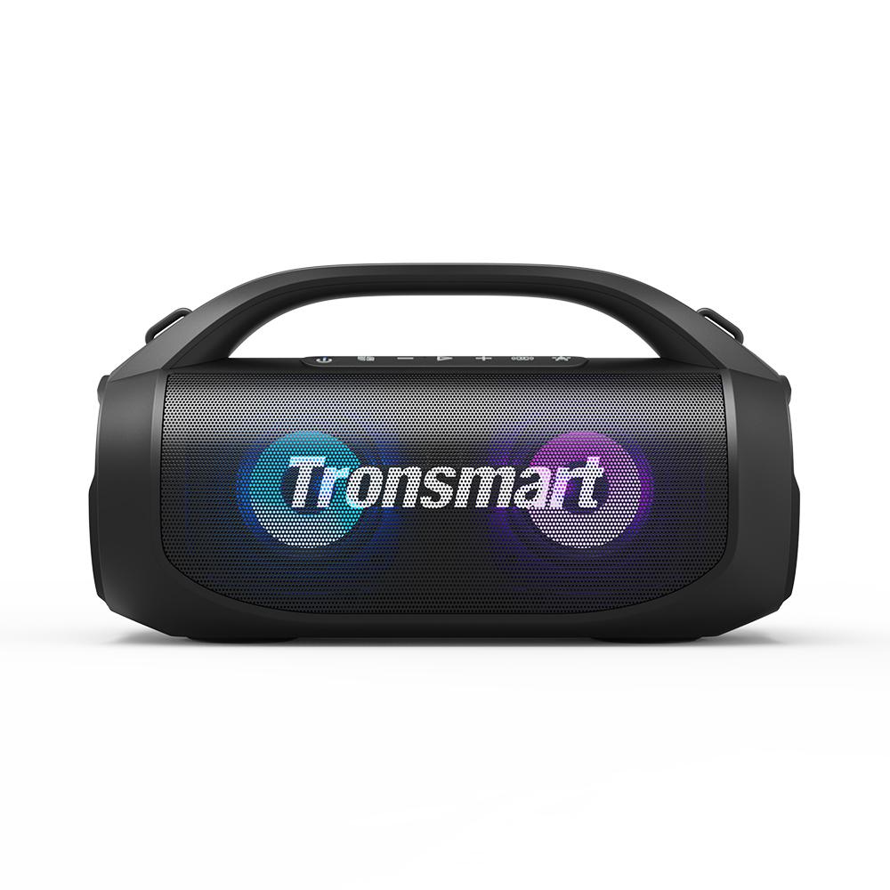 Tronsmart Bang SE 40W Portable Party Speaker Ultra Portable Stereo Pairing Flare Up Party IPX6 Waterproof Bluetooth 5.3 Voice Assistant Support Siri Cortana Google Assistant 3 Lighting Modes Party Box Bluetooth Speaker With Handle & Detachable Strap - VMI