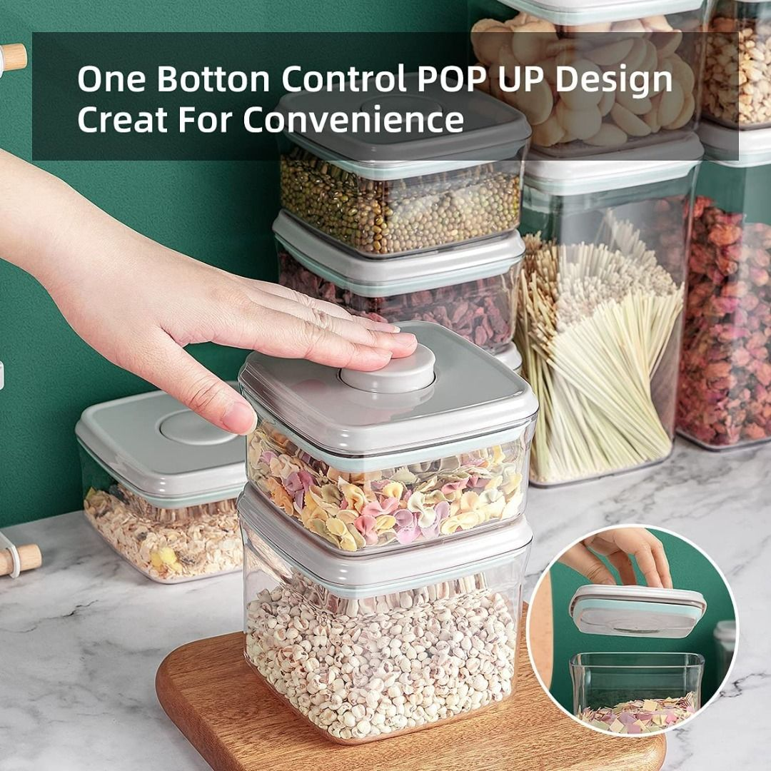 One Button Control, Airtight Container Bpa-free Air Tight