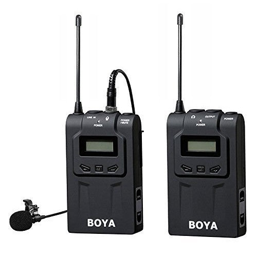 BOYA BY-WM6 Wireless Lavalier Microphone System for DSLR Camera Camcorder