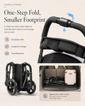 Bello SP02FD Detachable Portable Pet Stroller Dog Cat Cart Foldable Carrier Cage Trolley VMI Direct