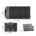 PECRON PV100 100W Portable Solar Panel Waterproof IP67 Splash Prevention for E300LFP/E500LFP/E600LFP/E1500LFP RV Outdoor Travel Camping - VMI Direct