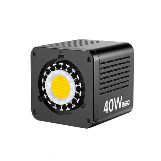 LT028 40W Portable LED Video Light with 3400mAh Build-in Battery Metal Mini Dual Color Temperature