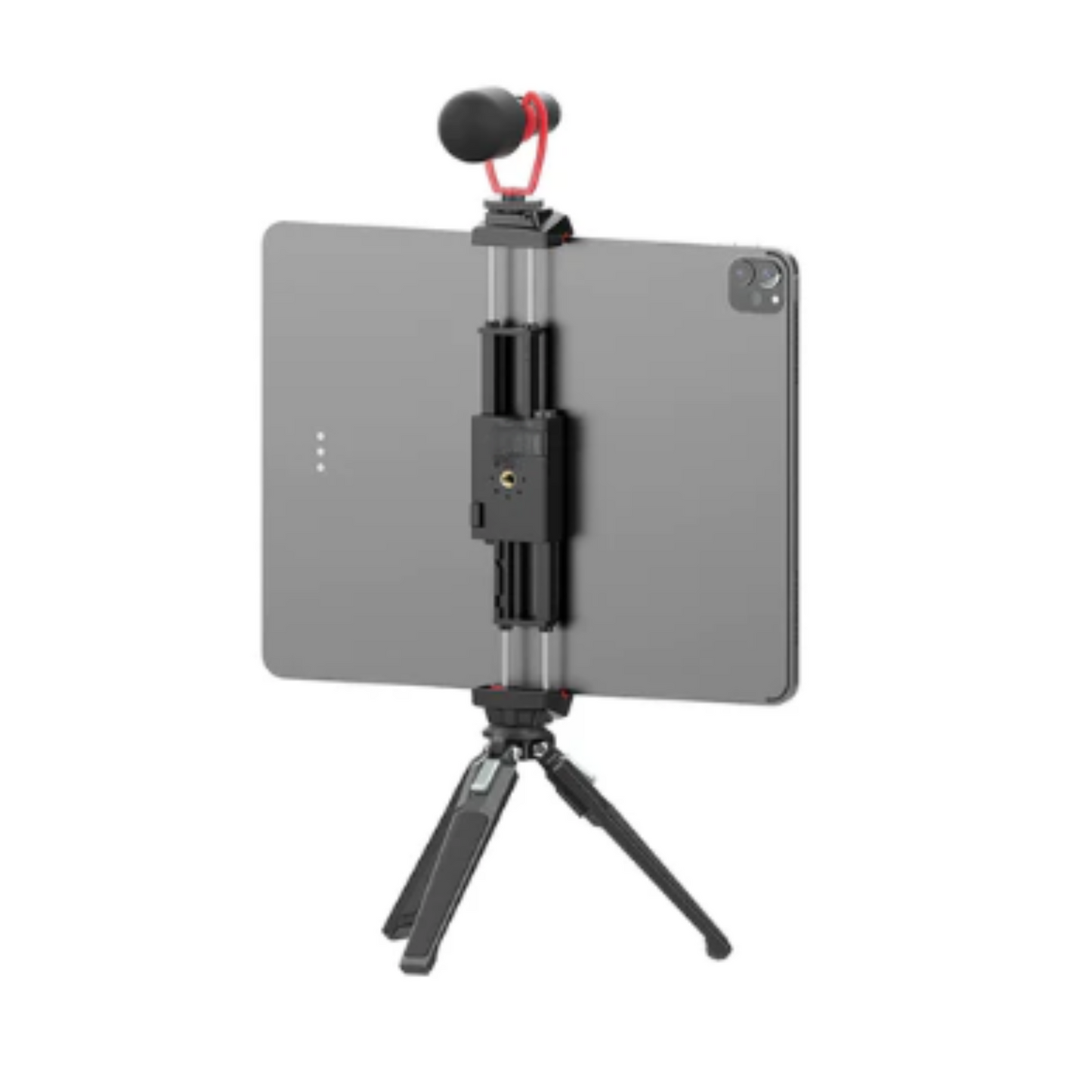 ST-29  Universal 2-in-1 with Cold Shoe Mount with Wide  Stretch Non-Slip Silicone Pad for Smartphone and Tablet for Shooting  Recording Videography Vlogging Travel and Photography Live Streaming