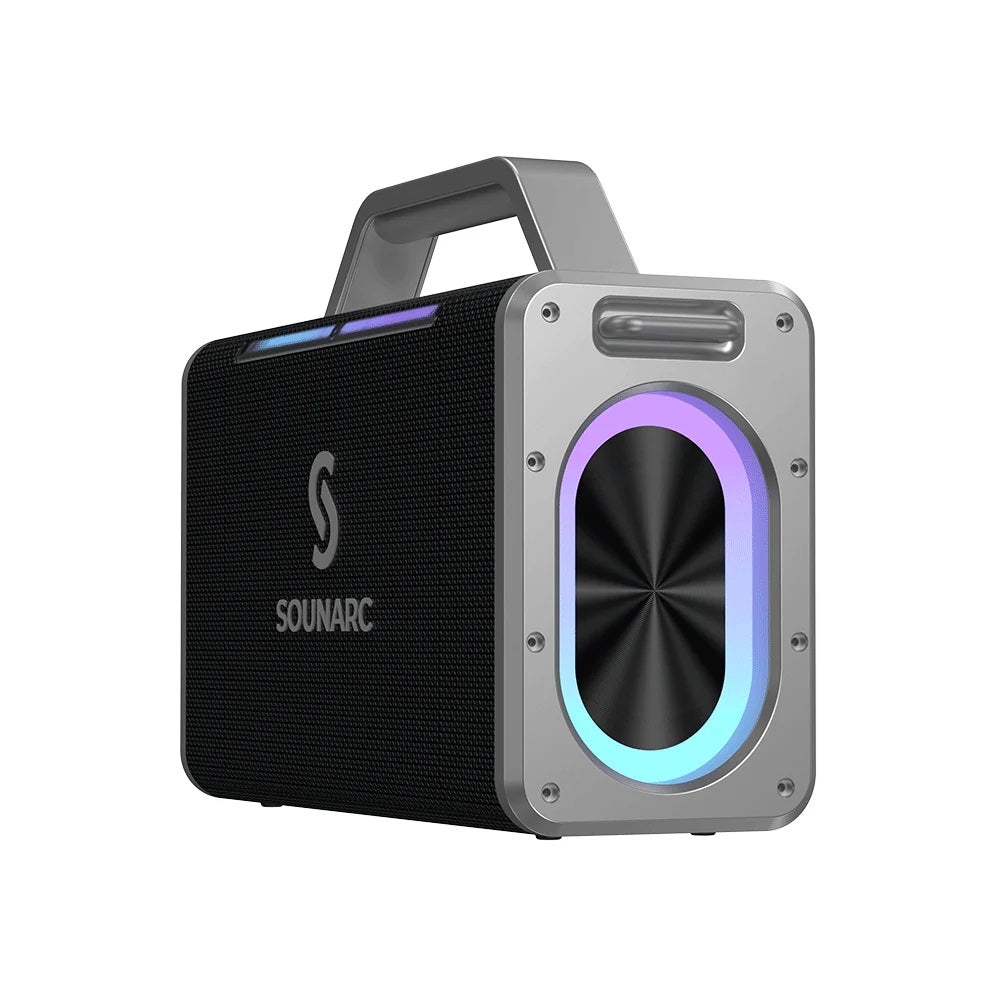 Sounarc by Tronsmart K2 Portable Bluetooth Karaoke Party Speaker with 2 Wireless Microphones IPX6 Waterproo