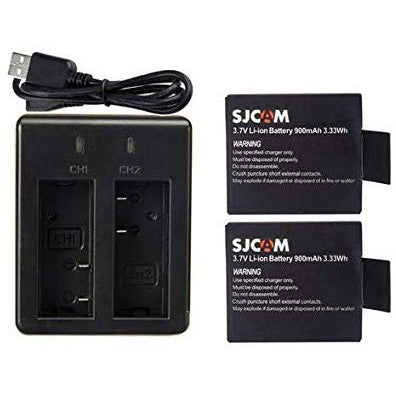 SJCAM Dual Slot Charger *WITH 2 BATTERIES VMI DIRECT