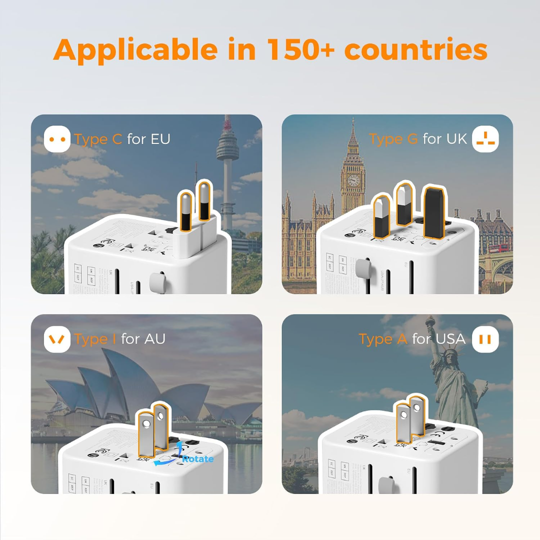 TESSAN TS-GM-1005N Universal Travel Adapter