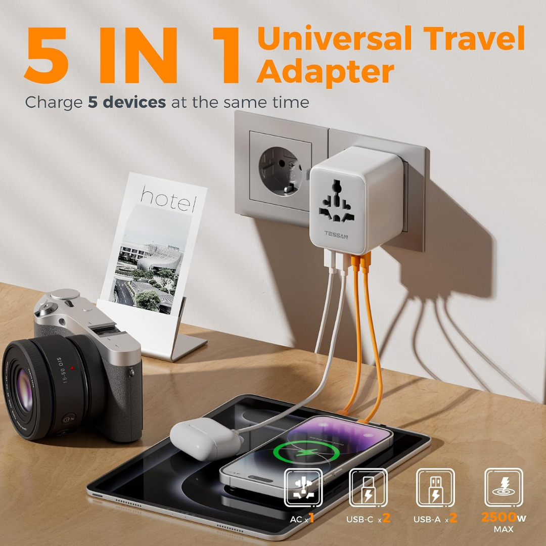 TESSAN TS-GM-1005N Universal Travel Adapter