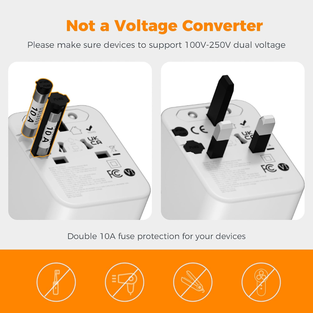 TESSAN TS-GM-1005N Universal Travel Adapter