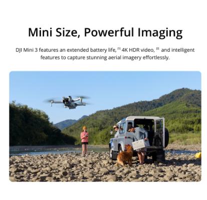 DJI Mini 3 GL Drone Camera 1080p 120fps HD Video Camera with 3-Axis Gimbal 38 Minutes Flight Time 10km Transmission Range Global Version DJI RC Remote with Built-In Screen Drone 4k hd camera Drone camera for vlogging Drone with camera Mini Drone dji VMI