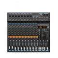 48V phantom power mixer for recording with multiple channels and LED indicators