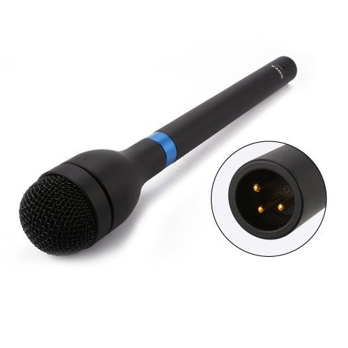 BOYA BY-HM100 Handheld Wired Omni-directional Microphone Interview Recording Mic