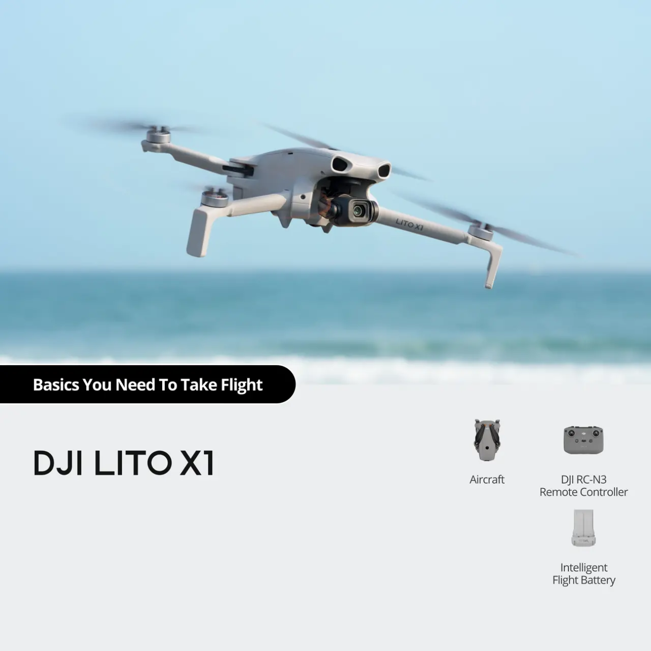 DJI Lito X1 Beginner-Friendly Premium Camera Drone
