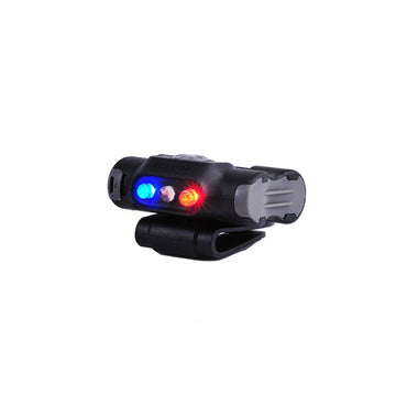 Nextorch UL12 Tri-LED Sources Clip-Light Signal-Light Flashlight Security Police Light Clip Fit