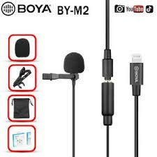 OYA BY-M2 M2 Clip-on Lavalier Microphone Lightning Port for iOS Devices