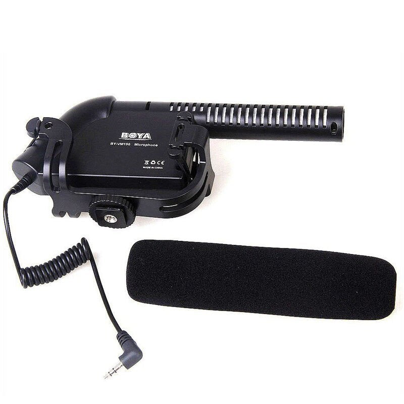 BOYA BY-VM190 Microphone with Windshield For DSLR video cameras