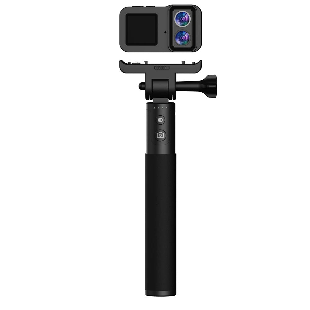 VMIDirect 4K Wi-Fi Sports Camcorder with Dual Lens and Ergonomic Grip for Action Shots