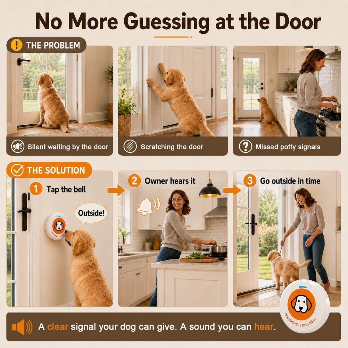 Daytech PB11 Recordable Dog Doorbell