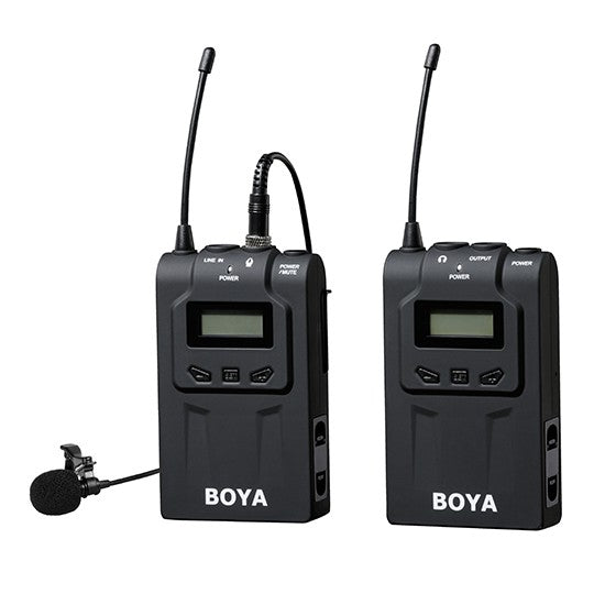 BOYA BY-WM6 Wireless Lavalier Microphone System for DSLR Camera Camcorder