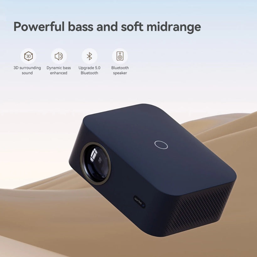 Wanbo X2 Max 1080P Full HD Smart Projector Portable Auto Focus Home Cinema Bluetooth WIFI Android