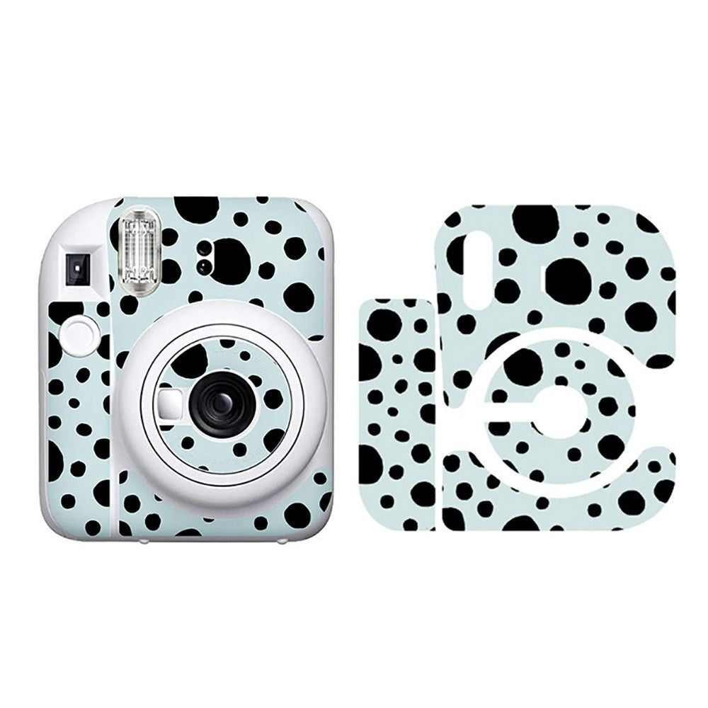 DIY Sticker For Instax Mini 12 Color Wave Point Sticker Cute Camera Body High Quality Adhesive Sticker Decoration Camera Sticker Accessory Scratch Free Camera Protection Strap Lanyard