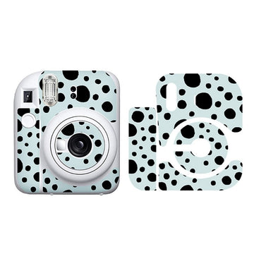 DIY Sticker For Instax Mini 12 Color Wave Point Sticker Cute Camera Body High Quality Adhesive Sticker Decoration Camera Sticker Accessory Scratch Free Camera Protection Strap Lanyard