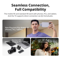 DJI Mic Mini 2 Wireless Lavalier Microphone System with Dual Transmitters for Vlogging Recording