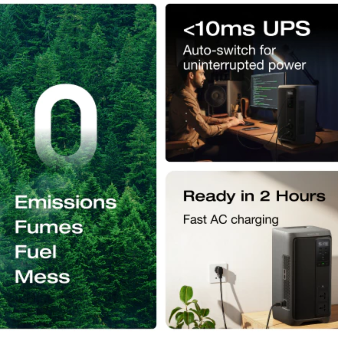 EcoFlow DELTA 3 2000 Air Portable Power Station