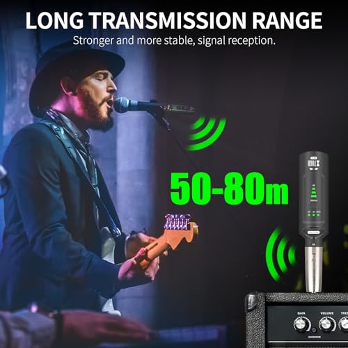 XTUGA SF1 UHF Microphone Wireless XLR Transmitter and Receiver Wireless Guitar Transmitter Receiver