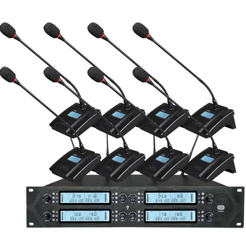 XTUGA YTS-8A 8 Channels UHF Wireless Microphone