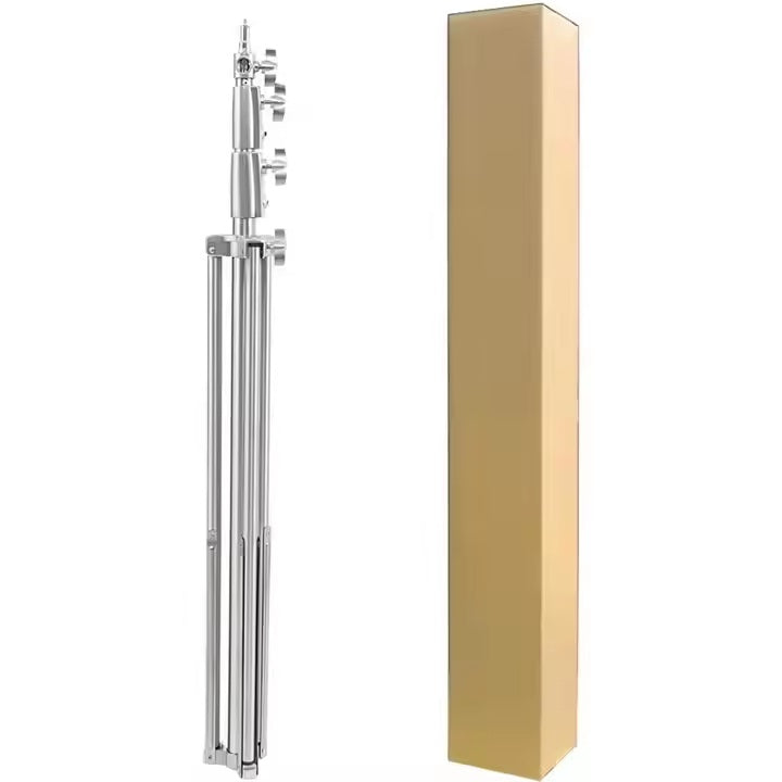 2.8m Photography Light Stand Stainless Steel With Air Cushion Aluminum Camera Adjustable Light Stand