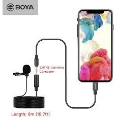 OYA BY-M2 M2 Clip-on Lavalier Microphone Lightning Port for iOS Devices