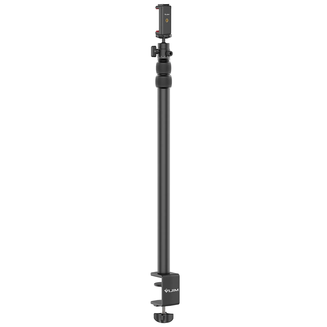 Vijim LS03 Extendable Desktop Camera Stand with Smartphone Clamp Mount