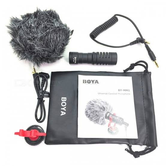 BOYA BY-MM1 Compact On-Camera Video Microphone / YOUTUBE /VLOGGER / Livestream Recording