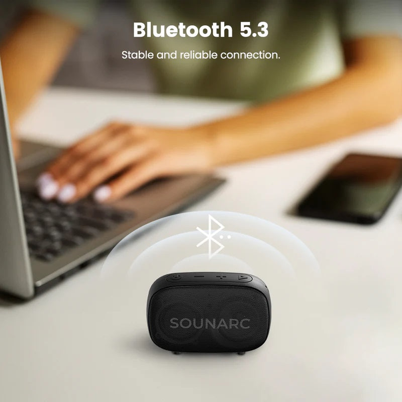 Sounarc P1 Portable Outdoor Speaker 5W Balanced Sound 8Hrs Of Playtime Bluetooth 5.3 for Indoor Gift