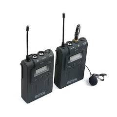 BOYA BY-WM6 Wireless Lavalier Microphone System for DSLR Camera Camcorder